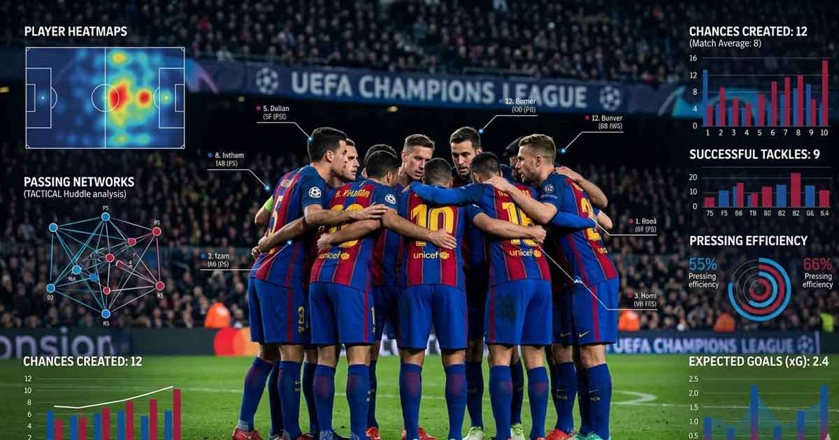 برشلونة وإحصائية صادمة في دوري الأبطال تضع فلامي وشرطه تحت المجهر