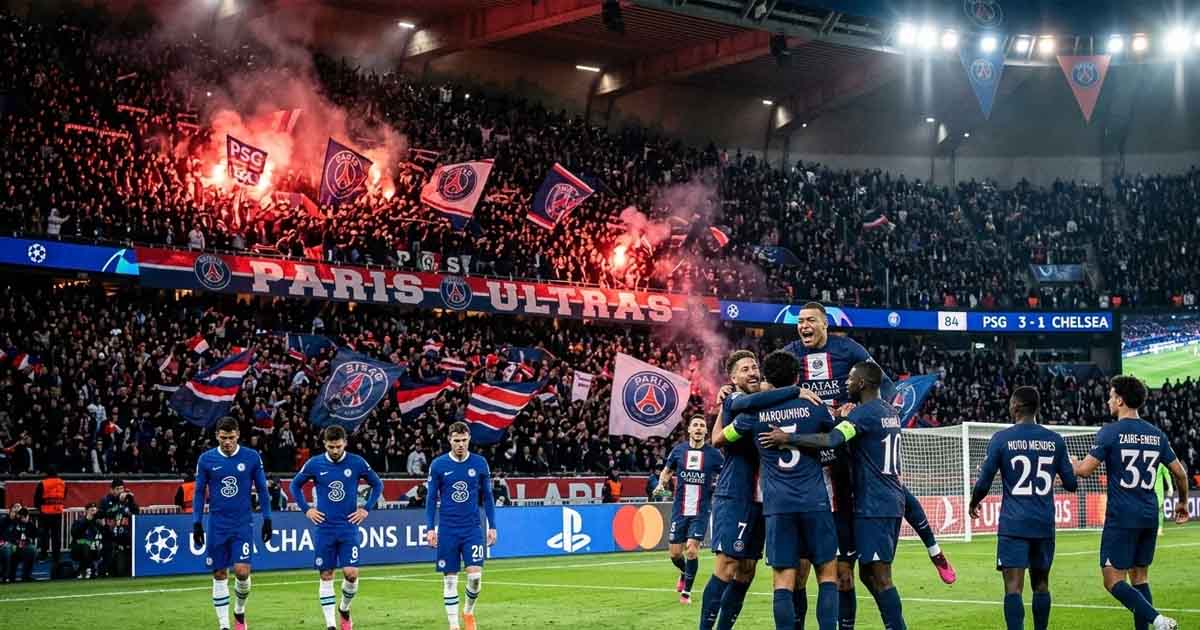 باريس سان جيرمان يُمطر شباك تشيلسي بخماسية مدوية في ذهاب ثمن نهائي دوري الأبطال